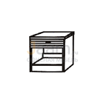 Мебель для гостиниц Офисная тумба прикроватная ГР 520 ББ