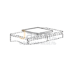 Мебель для гостиниц Полка поворотная под телевизор на тумбочку R5113