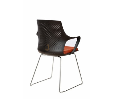 Офисный стул Альба/В/К Ткань кат.1/база хром