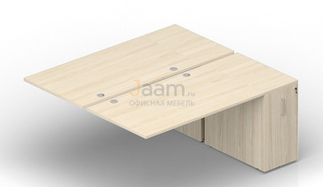 Мебель для персонала Приставной элемент (4 громмета) 2TPG128T072